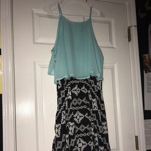 Turquoise dress
